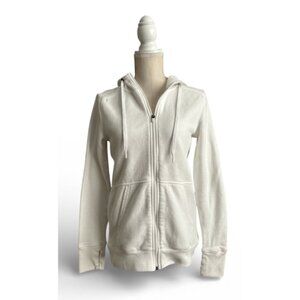 Women's White Tek Gear Ultrasoft Fleece Full-Zip Hoodie